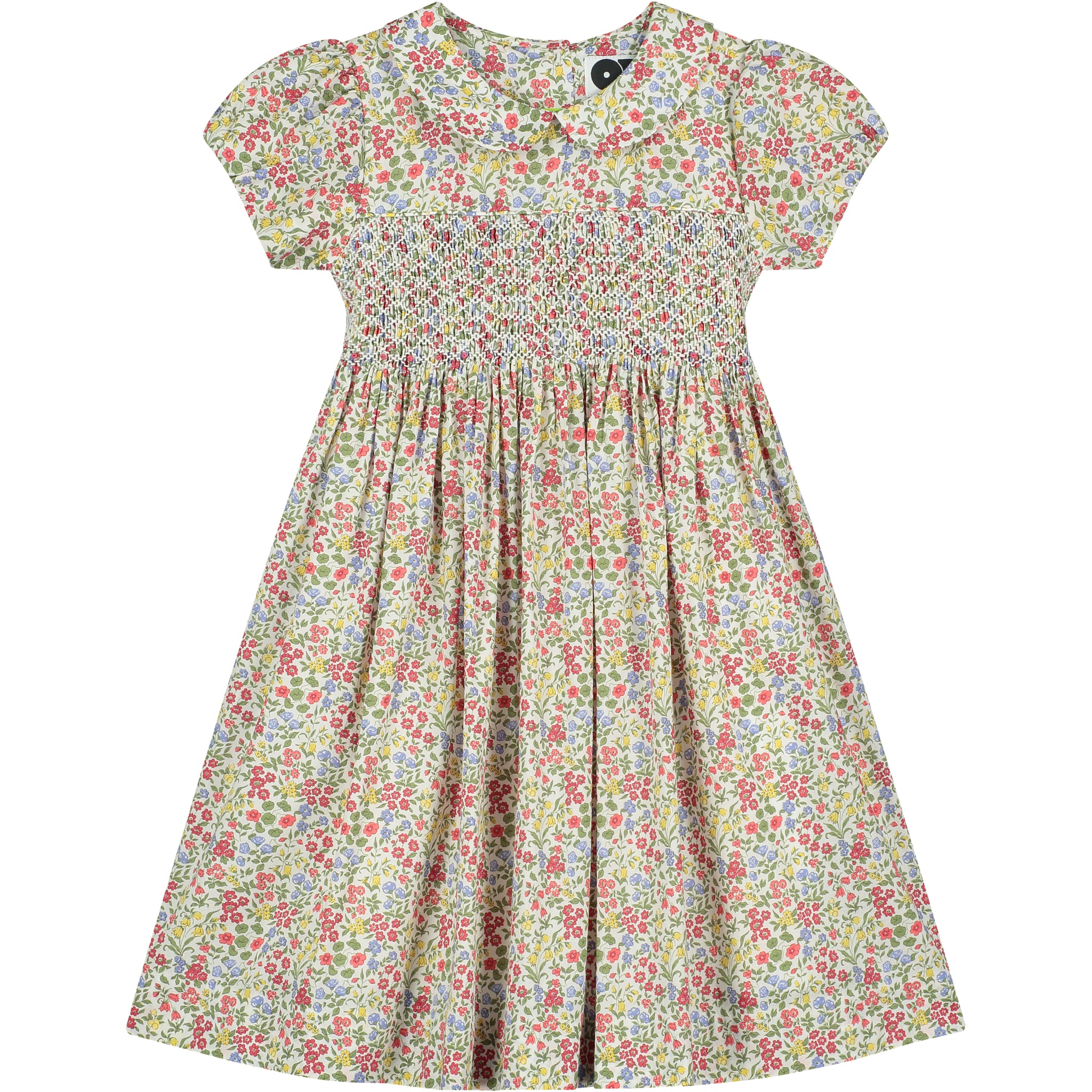 floral Liberty print girls dress, front