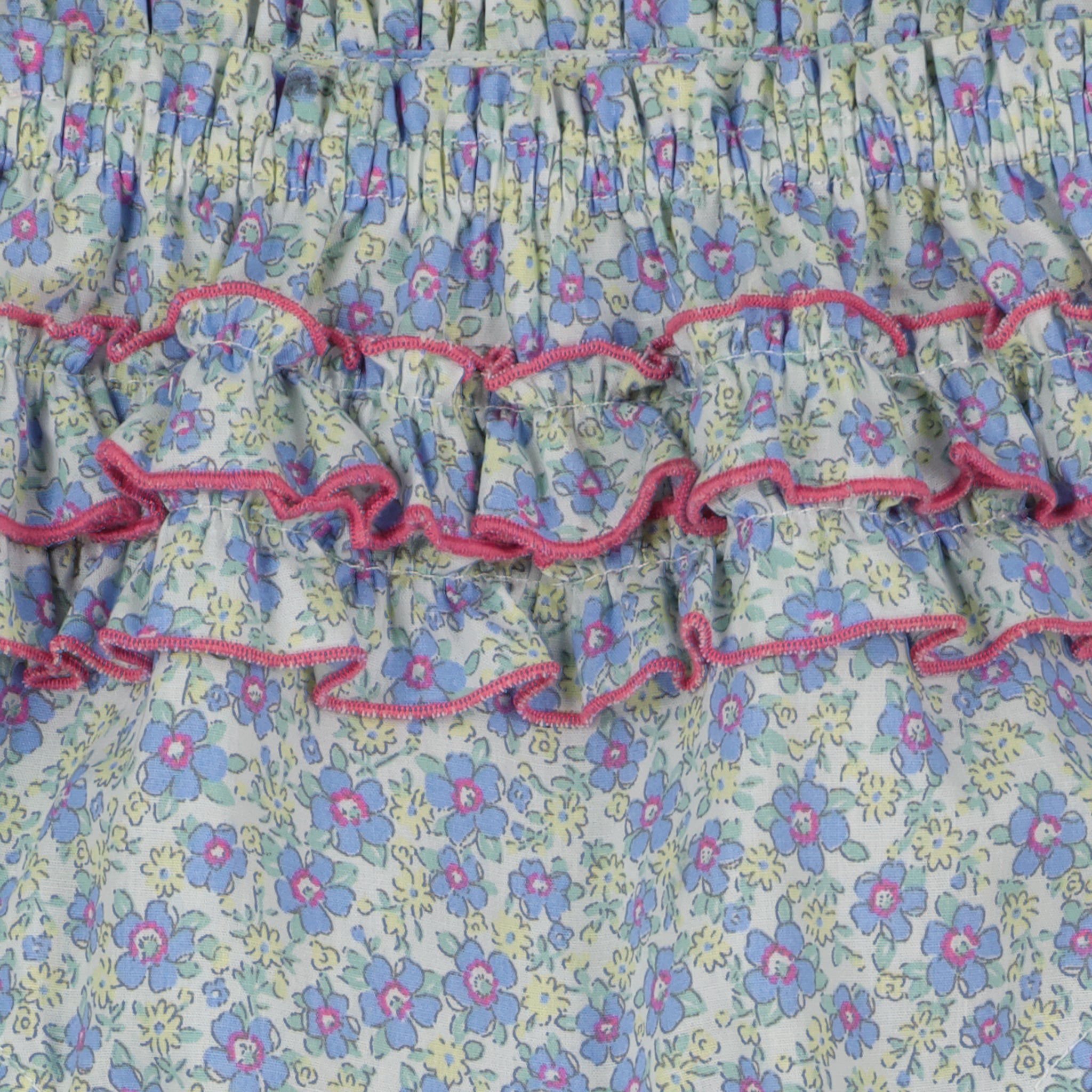 bloomer, ruffles close up