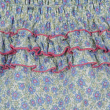 bloomer, ruffles close up