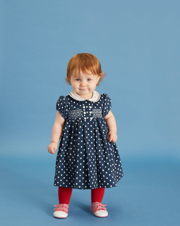 Smocked Baby Dress - Polly